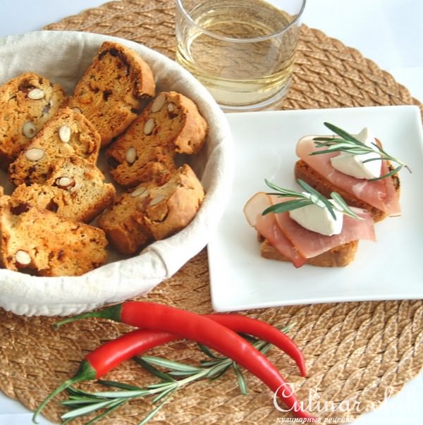Горгонзола - кантуччи или вкуснейшие гренки для фуршетных закусок