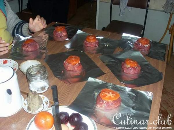 Мясо по – охотничьи.