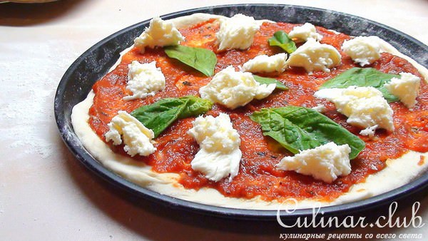 Новый взгляд на Маргариту! Pizza Margherita.