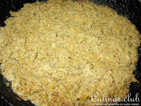 Пирожки жареные с печенью и картошкой