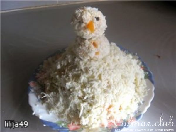 Салат "Снежная горка"