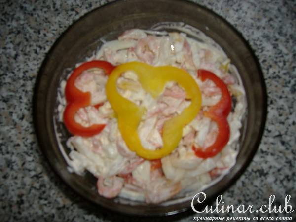 Салат "Кальмаровый" (вариант)