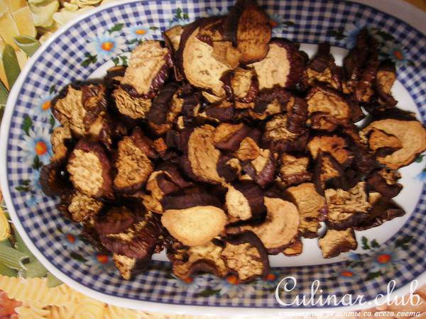 Салат по-корейски из сушёных баклажан
