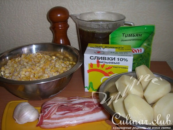 кукурузно-картофельный чаудер
